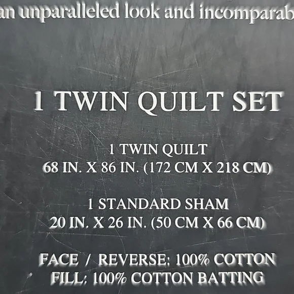 UGG Dawn Twin OATMEAL Quilt Set  100% Cotton. Great For College NEW Tw/Txl Bed - Picture 5 of 6